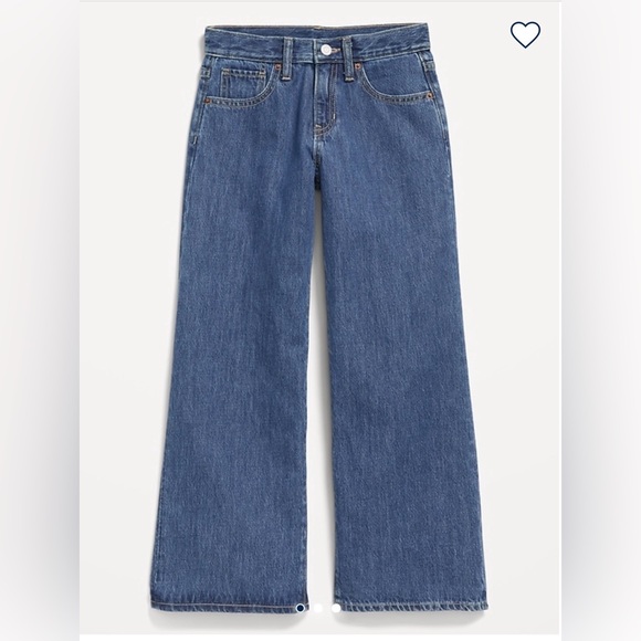 Old Navy Other - Old Navy High Waisted Super Baggy Wide Leg Jeans for Girls Size 12 NWT